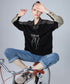 Gradient Check Layered Knit Shirt